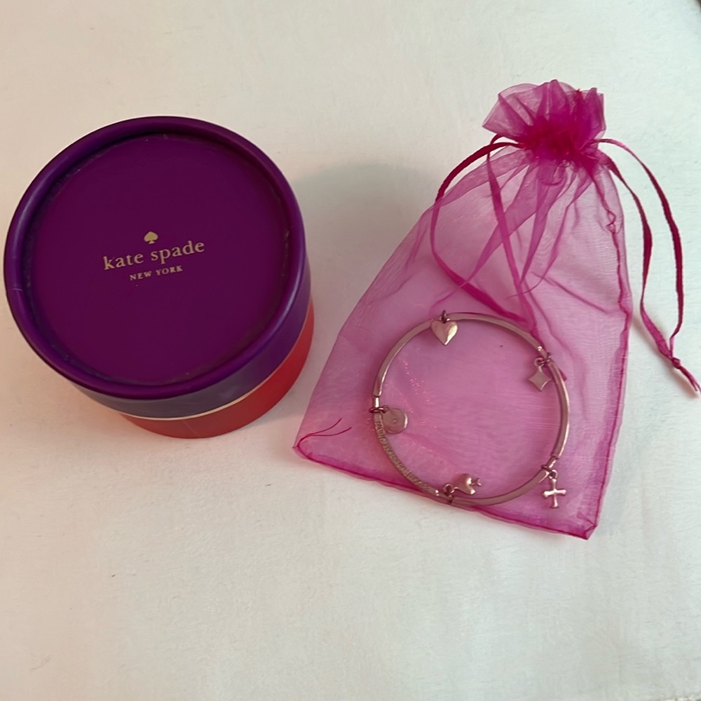 Kate Spade gold bangle bracelet